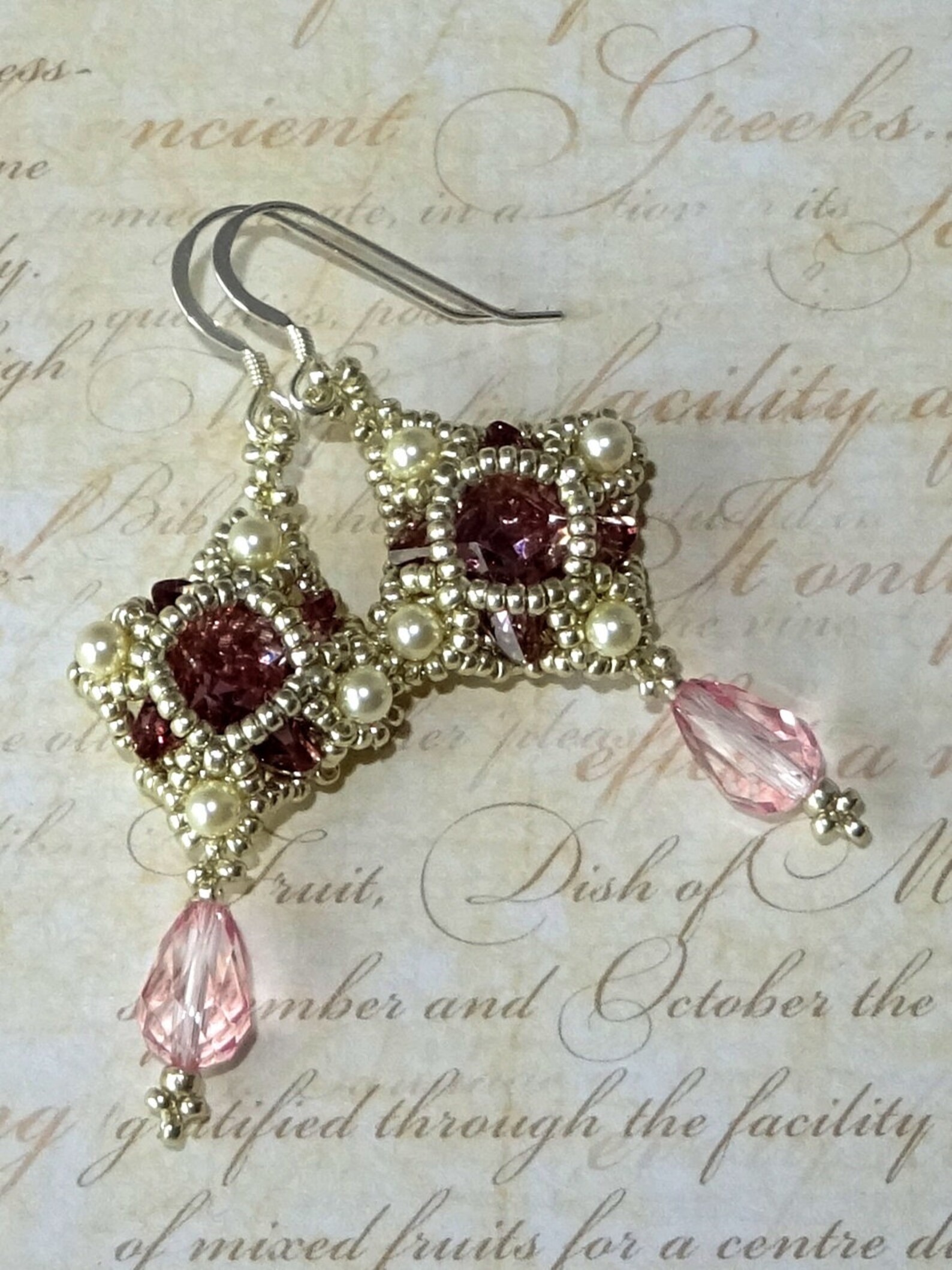 DIGITAL TUTORIAL Little Twister Necklace Tutorial Beaded Etsy