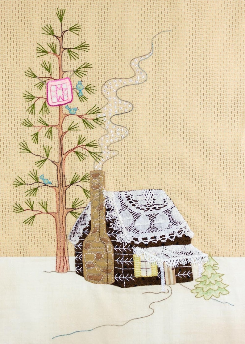Crabapple Hill Lace Cabin Quilt Pattern Etsy