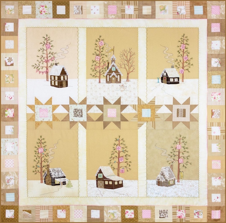 Crabapple Hill Lace Cabin Quilt Pattern Etsy