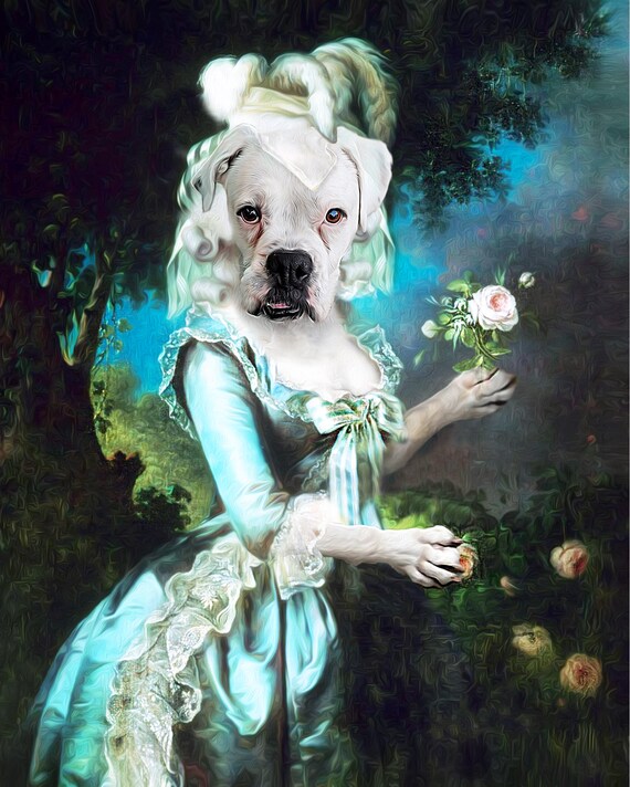 Marie Antoinette - Custom Pet Portraits - Dog Portraits and Cat