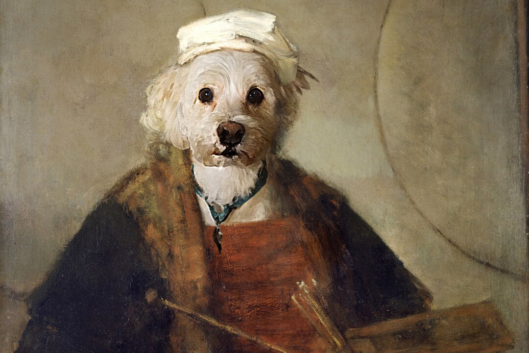 Rembrandt 2025 dog painting