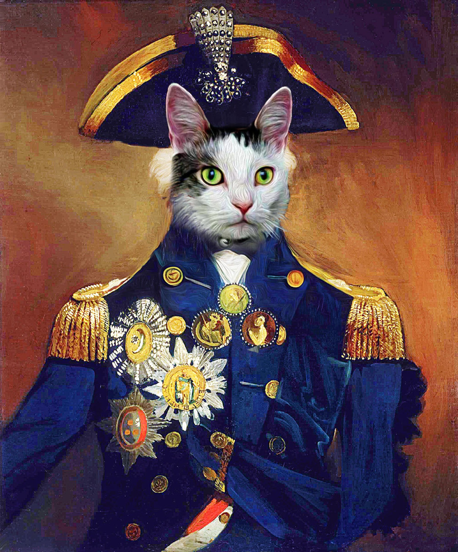 Lord Nelson Custom Pet Portraits Dog Portraits and Cat 1 - изображение.