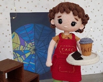 Hand crocheted doll "Tyler Galpin"