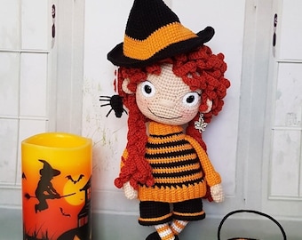 Sorcière crochetée à la main "Agnès"