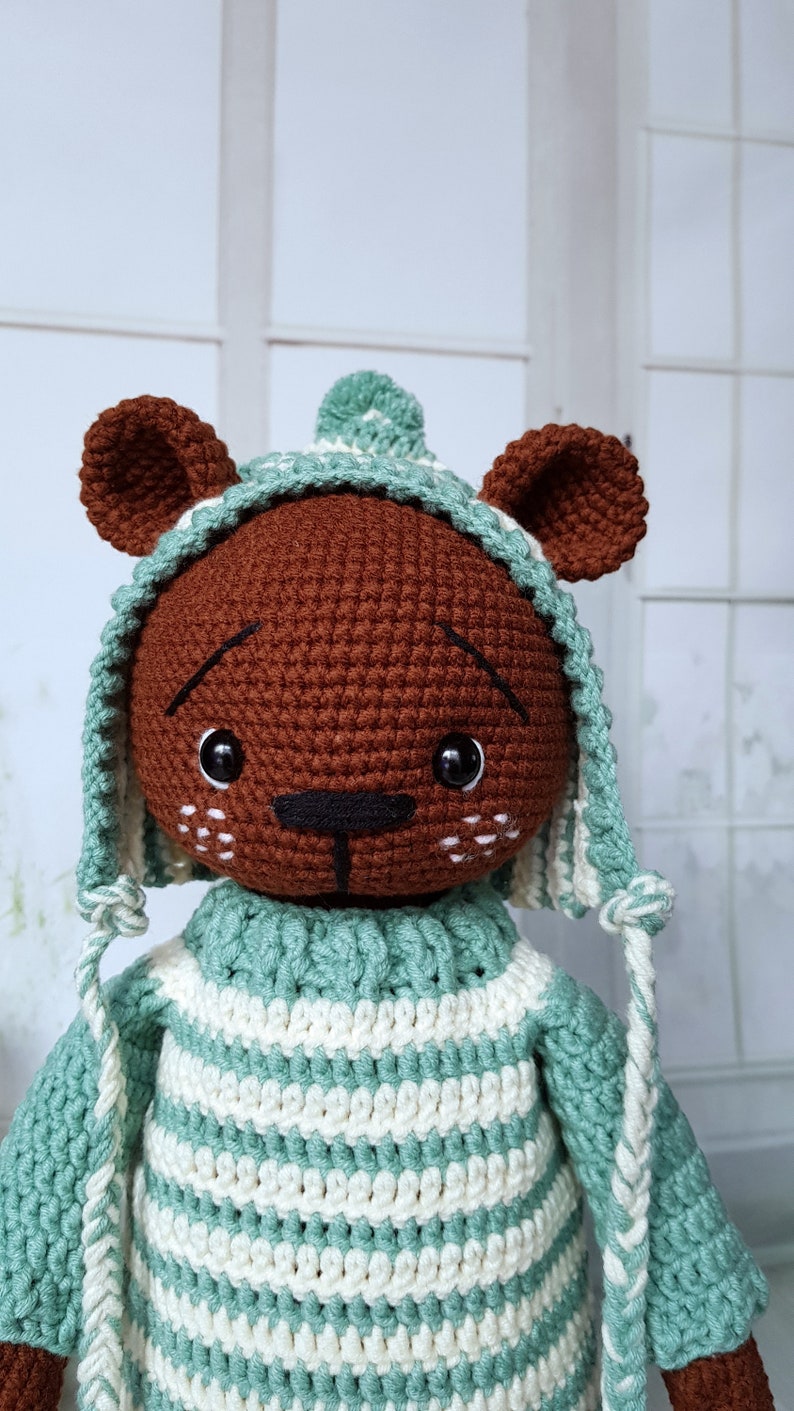 Ours en peluche crocheté à la main image 7