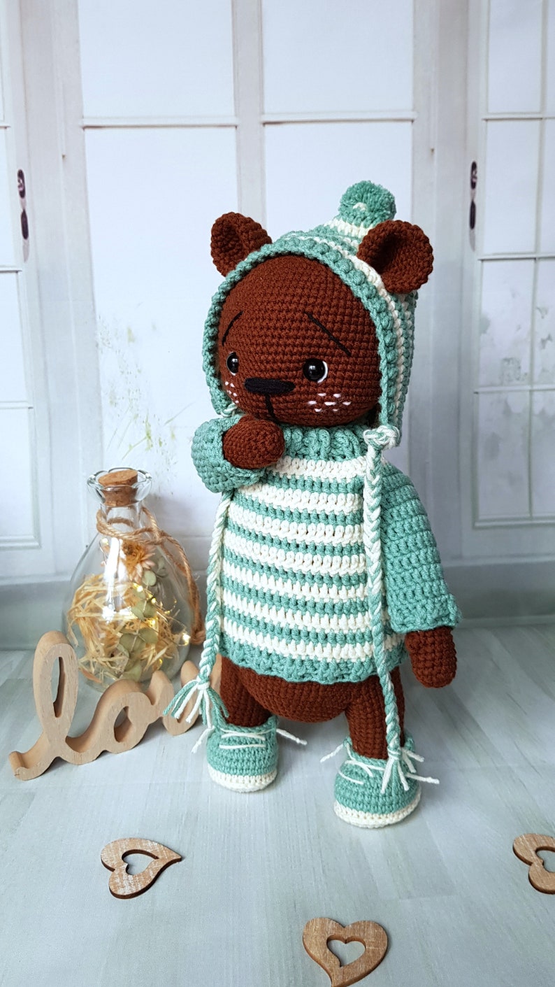 Ours en peluche crocheté à la main image 4