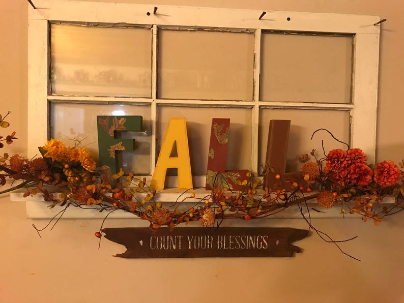 Clearance Fall Letters Fall Decor Autumn Etsy