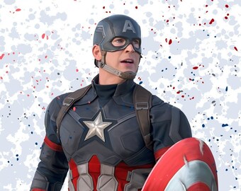 Captain America Print