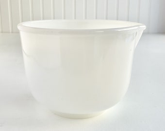 Sunbeam Electric Mixer Bowl by Glasbake - Small Bowl - Vintage Milk Glass