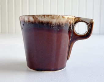 Hull Pottery - Vintage Stoneware Mug - Beautiful Brown Glaze