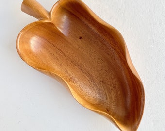 Vintage Wood Bowl - Hawaiian Monkey Pod Wood