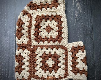 Granny Square Balaclava // Hood // Winter Hat // Crochet Balaclava // Knit Balaclava