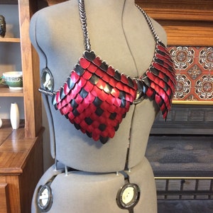 Lady Bug Chain/Scalemail Bikini Top