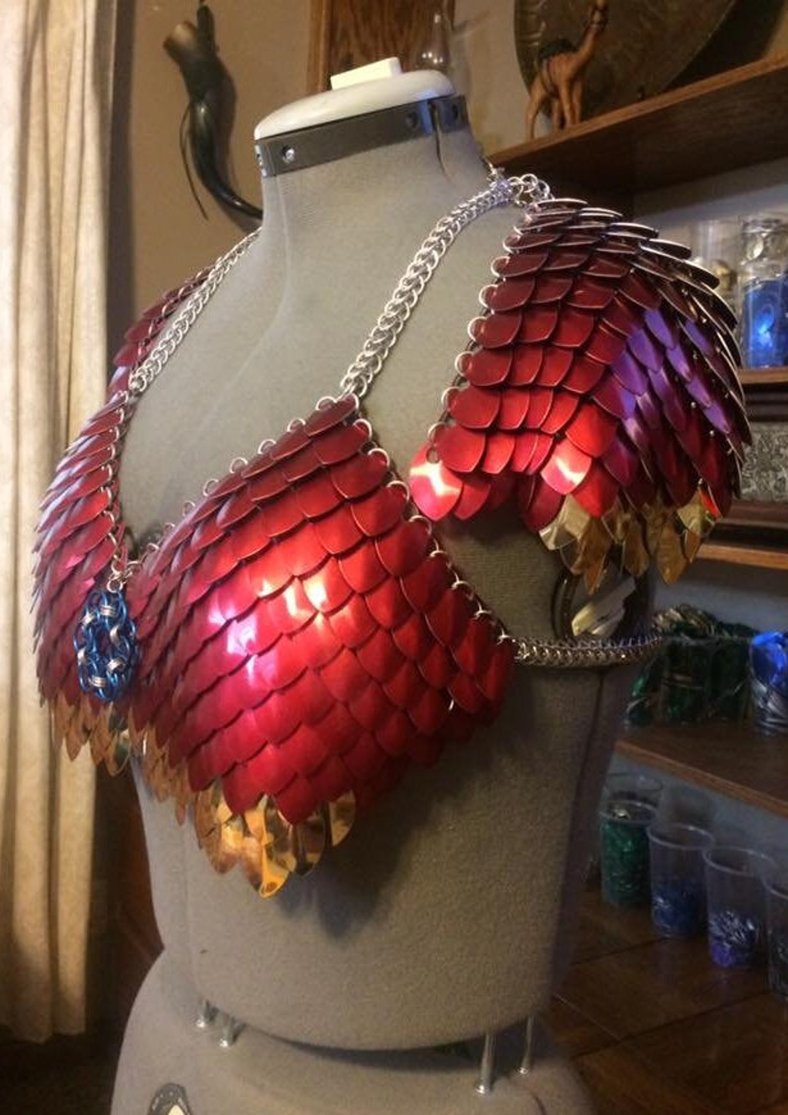 Chainmail Speedo Iron Man Chainmail/scalemail Bikini Top Bra Chain Mail - Etsy