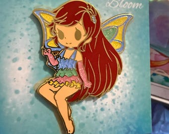 Fire Fairy 2.75” Enamel Pin | Winx Club Inspired | Limited 50pcs