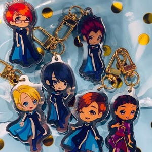 Winx Club Specialists Acrylic Chibi Keychains