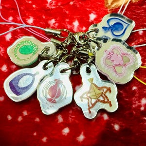 Fairy Dust Bottle Phone Charm: Magical Girl Accessories