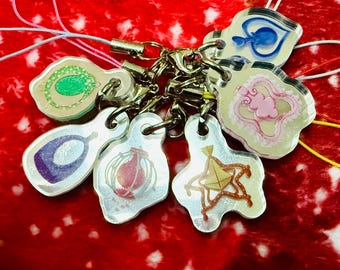 Fairy Dust Bottle Phone Charm: Magical Girl Accessories