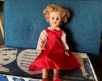 1950s LuAnn Teenage Doll with Clothes in Original Box