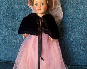 14 Inch Hard Plastic Ideal Toni Doll