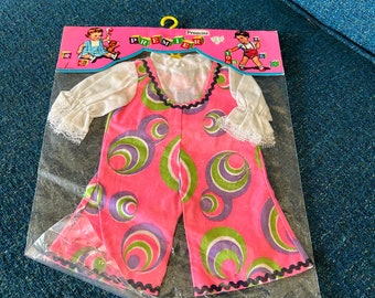 One Piece Groovy 1960s Premier Doll Outift in Original Packaging