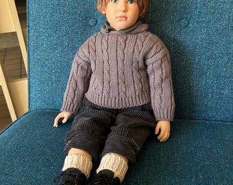 24 Inch 1989 Sabine Esche Sigikid Sammy Boy Vinyl Doll