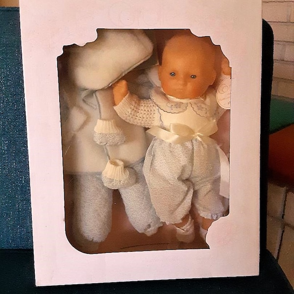 Vintage 1989 Catherine Refabert Corolle Baby Doll 14 inches New in Box