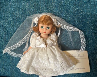 8 Inch Madame Alexander 1st Communion Doll
