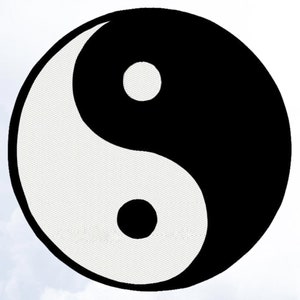 Yin Yang Stickdatei Set, Tao Symbol Stickdatei, Qualitäts Symbole Digitale Designs für Stickmaschinen