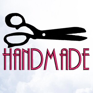Tailor Scissors Embroidery Design: Handmade Machine Pattern (Digital Download)