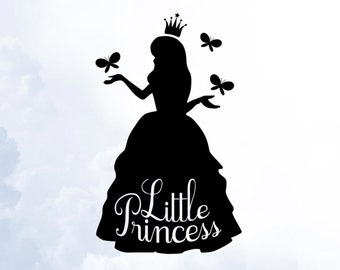 Princess Crown SVG, Princess Clipart, Birthday Princess SVG, Crown Svg, Princess Svg, Queen Svg, Little Princess Svg, Vector Graphics