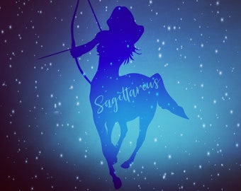 Sagittarius Constellation, Zodiac SVG, Sagittarius Clipart, Zodiac Clipart, SVG Files Sayings, Astrology Gift, Birthday Gift