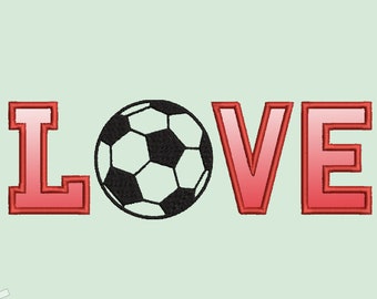 Soccer Embroidery Design, Soccer Embroidery Design, Love Embroidery, Soccer Ball Applique, Sport Embroidery, Soccer Embroidery Pattern