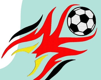 Soccer Embroidery Design, Soccer Ball Embroidery, Soccer Player Embroidery, Sport Embroidery, Soccer Gift, Soccer Coach Gift, Digital Art