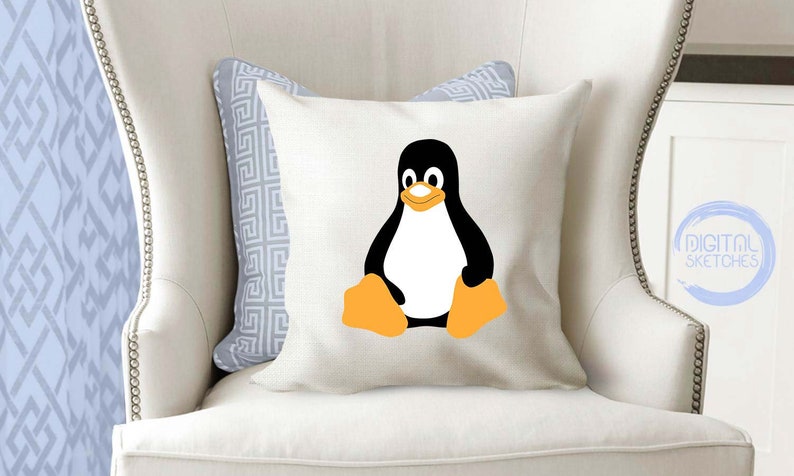 LINUX PENGUIN SVG visual data 4