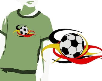 Fußball Stickerei Design, Fußball Stickerei, Fußball Spieler Stickerei, Sport Stickerei, Fußball Geschenk, Fußball Trainer Geschenk, digitale Kunst