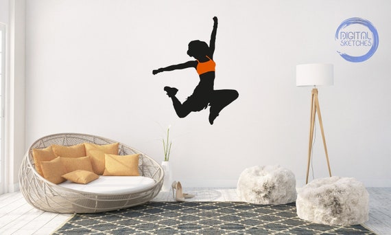 Dancer SVG, Dance Clipart, Sport Clipart, SVG Files, Svg Files Sayings, Dance Wall Art, Dancer Cut File, Dance SVG, Vector Graphics