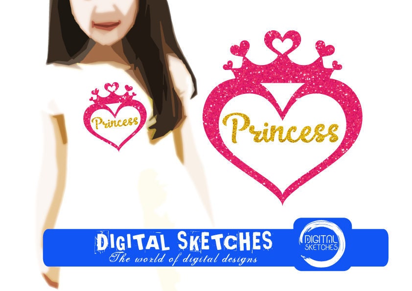 Free Free 87 Princess Crown With Heart Svg SVG PNG EPS DXF File