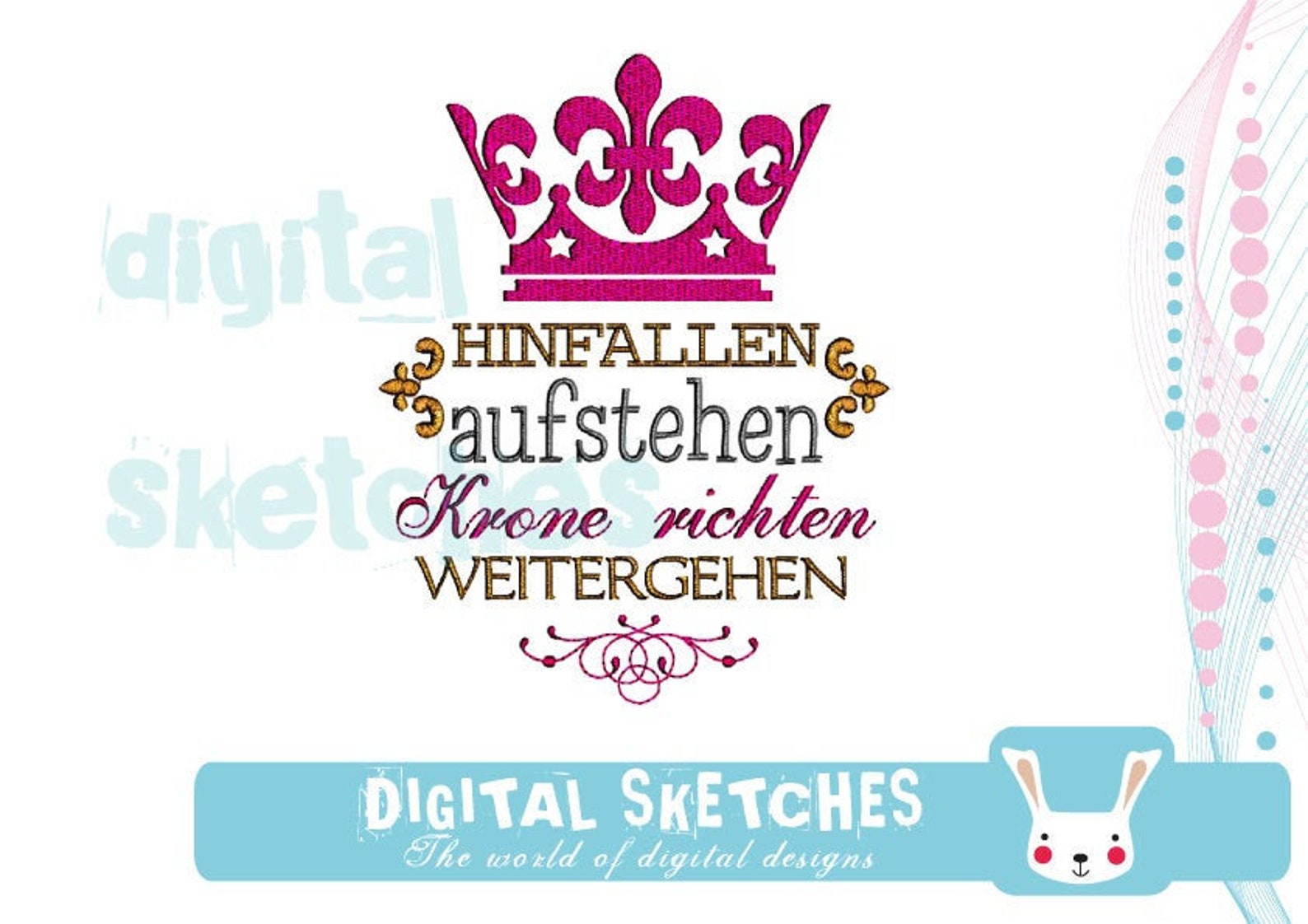 Prinzessin Spruch Hinfallen Aufstehen Krone Richten Etsy