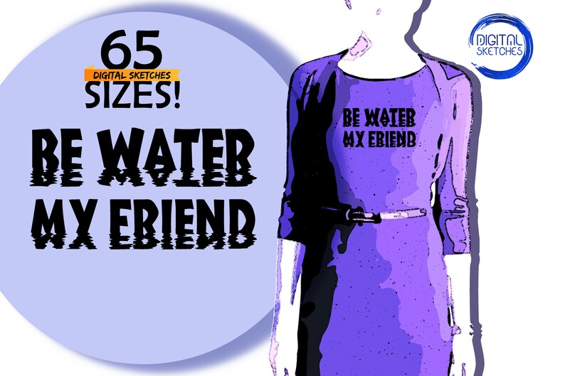 Be Water My Friend Zitat