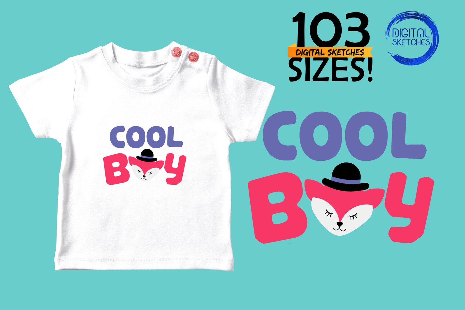 Fox cool boy jessecmault design children jessecmault pattern  etsy