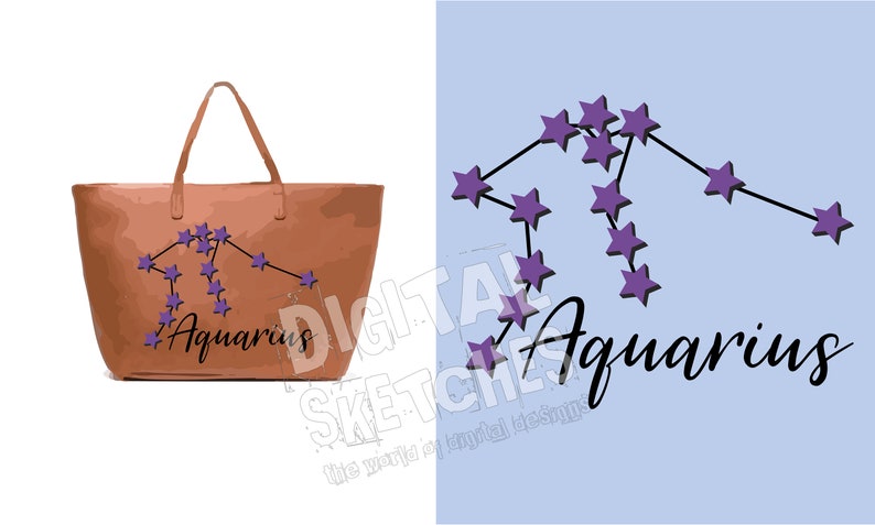 Download Aquarius Constellation Zodiac SVG Aquarius Clipart Zodiac ...