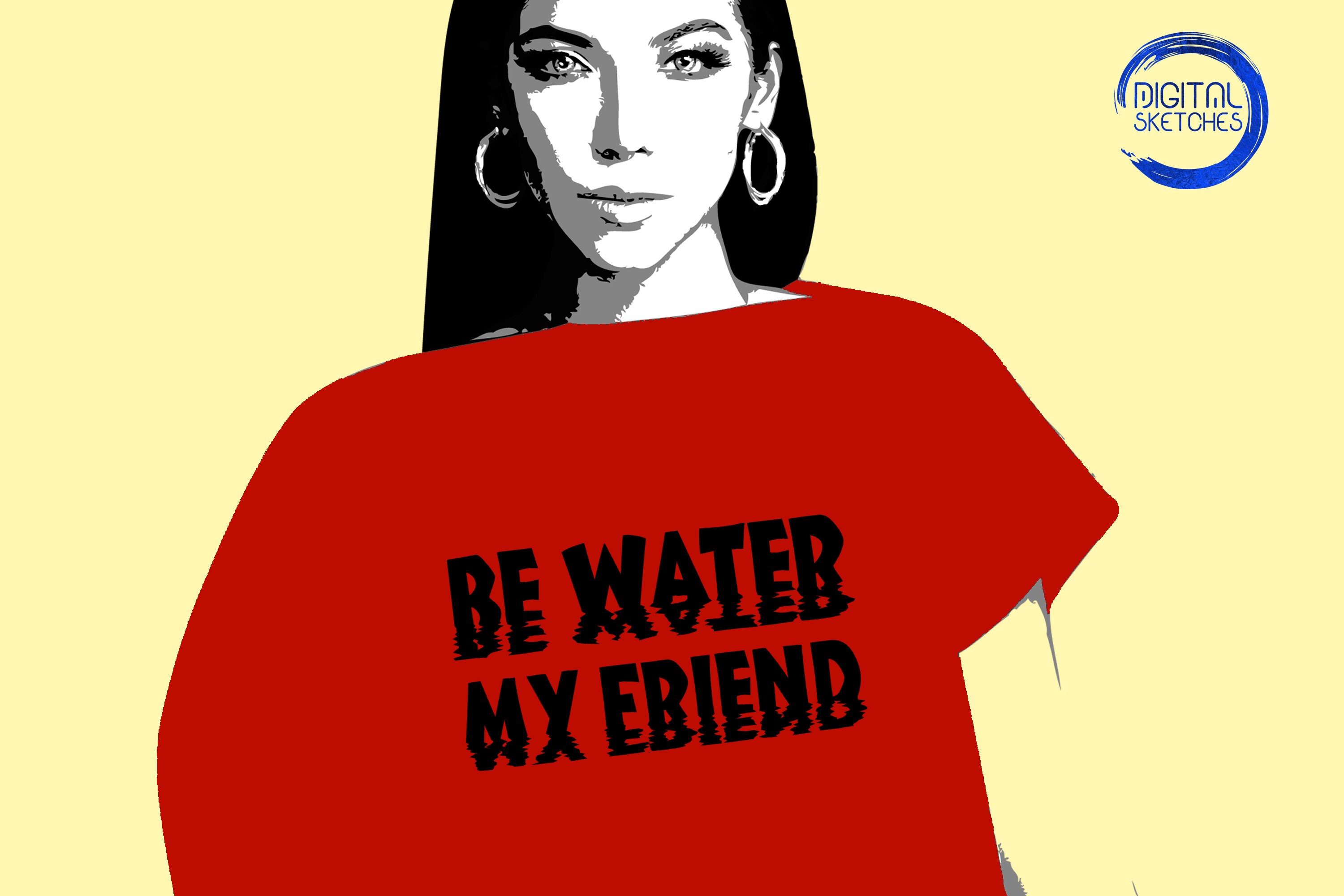 Be Water My Friend Zitat