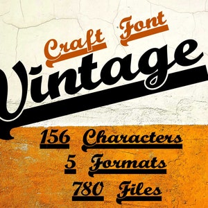 polices artisanales vintage, polices Svg rétro, polices artisanales Old School, polices Svg à l'ancienne, Svg de l'alphabet Cricut, lettres SVG, clipart police de l'alphabet