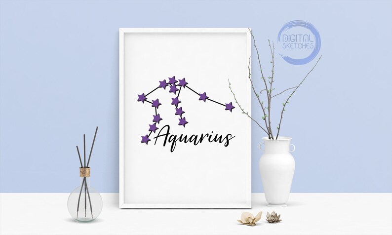 Download Aquarius Constellation Zodiac SVG Aquarius Clipart Zodiac ...