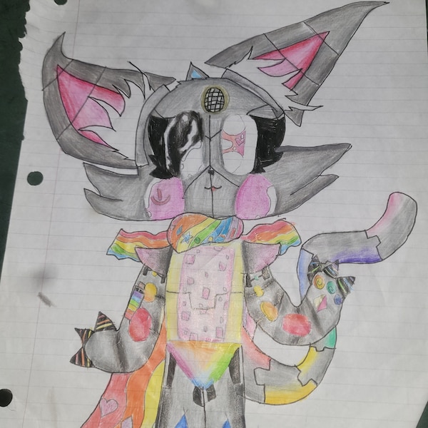 Rainbow Protogen Fan Art