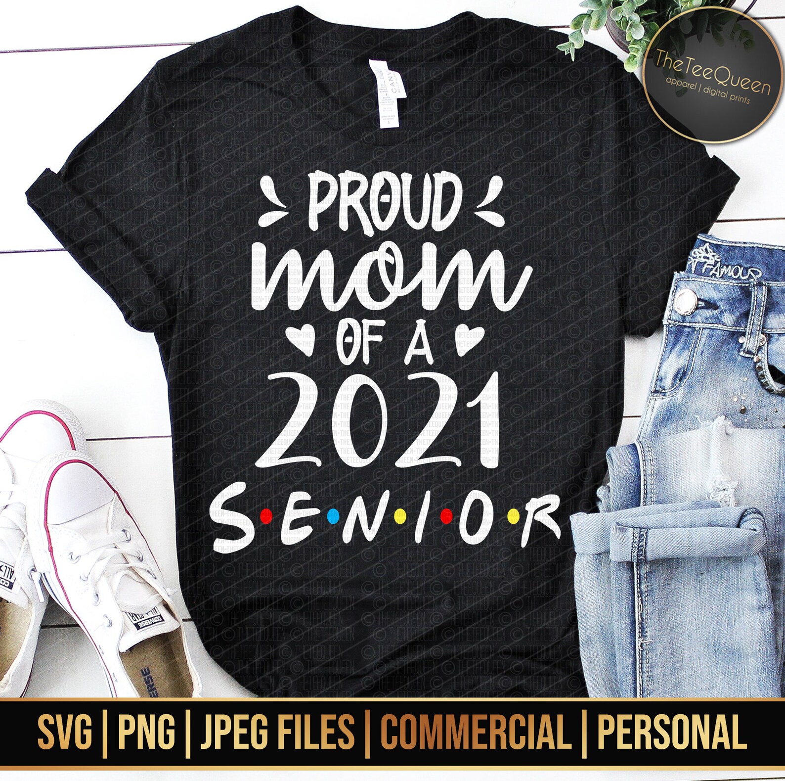 Download Digital Download Proud Mom of a 2021 Senior SVG PNG JPEG ...