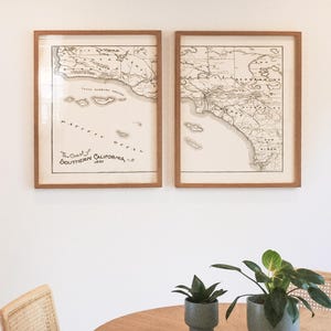 Carte du sud de la Californie | Carte de SoCal | LA | Santa Barbara | Ventura | San Diego | Ventura | San Luis Obispo | Carte du comté d'Orange