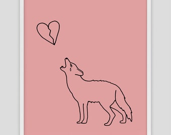 broken heart art etsy