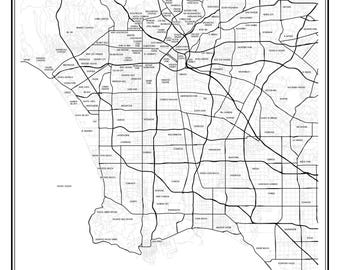 Los Angeles Neighborhood Map